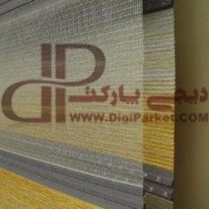 پرده زبرا پلیسه بامبو سایه در شش رنگ