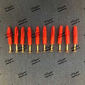 پیچ و رولپلاک ۴ سانتی (بسته ۱۰تایی)